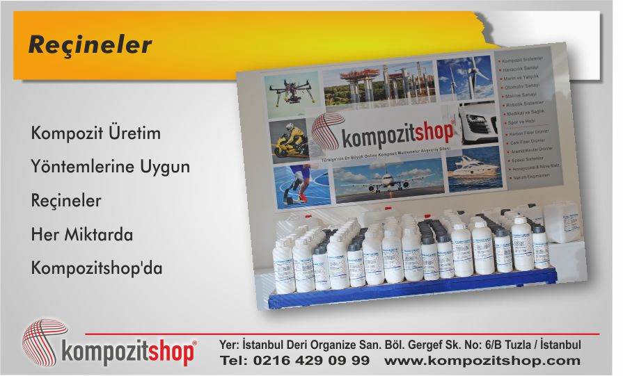 Kompozit Üretim Yöntemlerine Uygun Reçineler